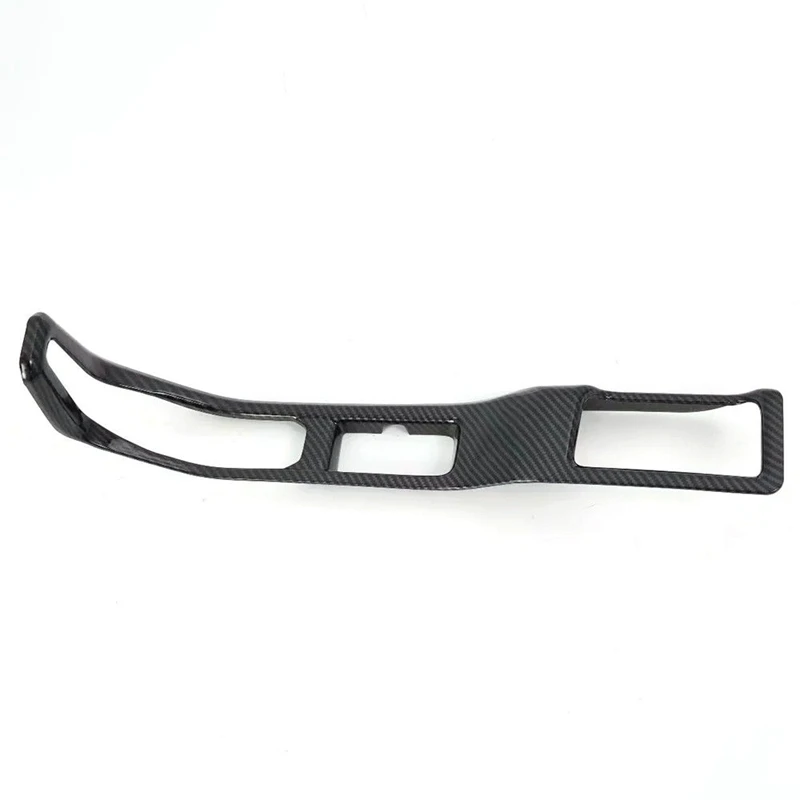 Автомобильный Стайлинг для Jeep Wrangler JL углеродное волокно внешний вид ABS Внутренняя Шестерня переключения панель ручного тормоза накладка LHD