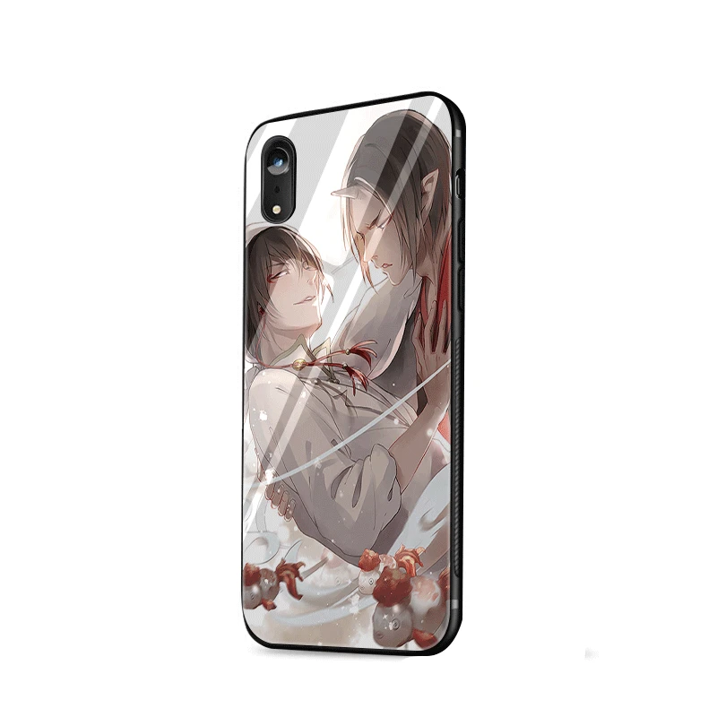 Стеклянный чехол для телефона из ТПУ стекла для Apple iPhone 5 5S SE 6 6S 7 8 Plus XR X XS Max HOZUKI Hoozuki no Reitetsu - Цвет: G6