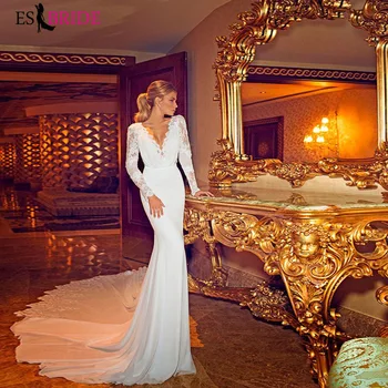 

Sexy Deep V Backless Evening Dress