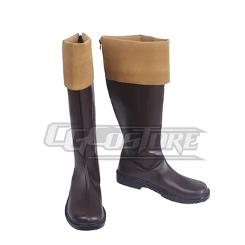 

Anime Cosplay Shoes Boots Konosuba Sato Kazuma Women Costume Hand-made Leather Christmas Free ship cosx-834