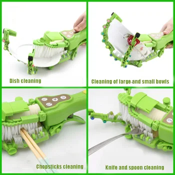 

Hand-held Dishwasher Rotating Automatic Dishwasher Environmentally Friendly Simple Washing Brush Cleaning Effect TP899
