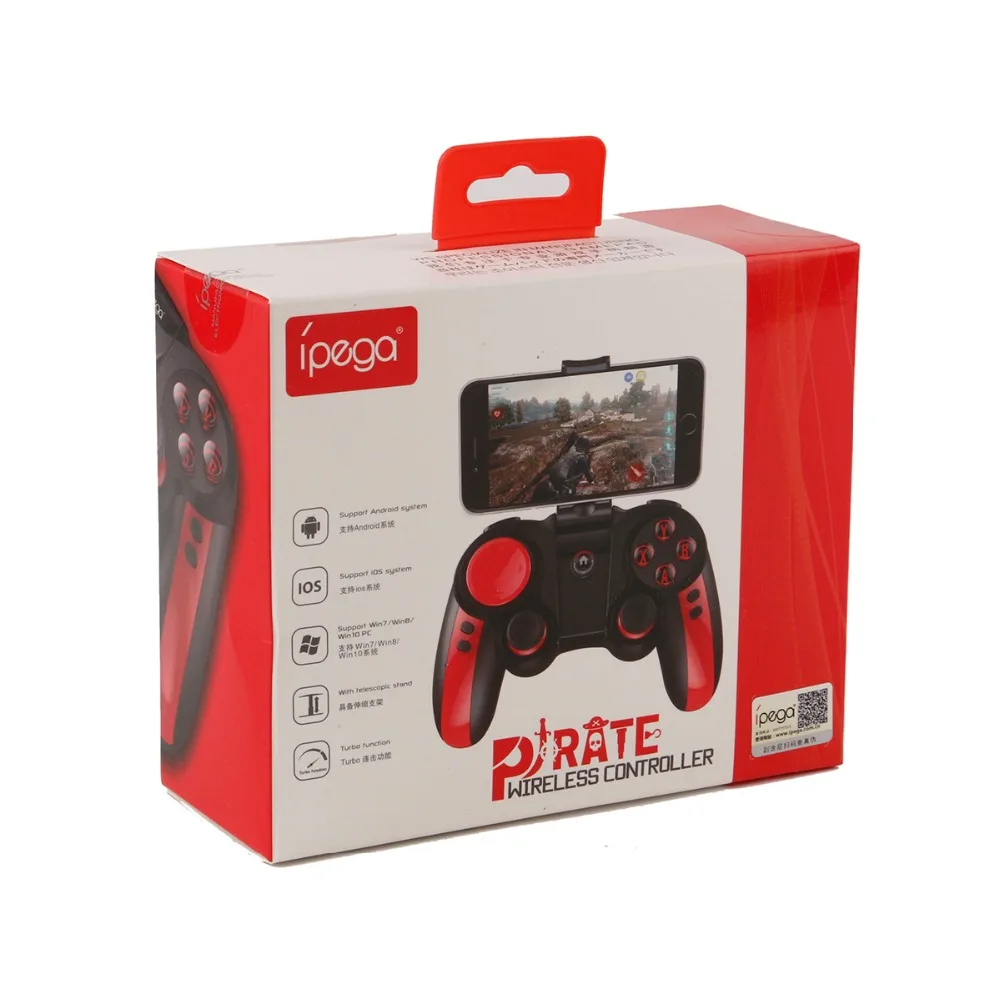 IPEGA PG-9089 пират беспроводной Bluetooth Gamecube Телескопический контроллер геймпад с турбо ускорителем
