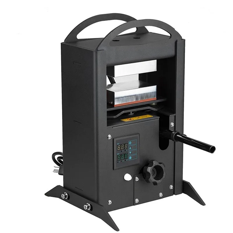 Гидравлический пресс для канифоли с двойным нагревом 5 тонн 2 3x4 7 дюйма тепловые