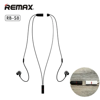 

REMAX RB-S8 TWS Earphone Bluetooth Handsfree HD Stereo Sound Headset With Magnetic Clasp Mic for Mobile Phone