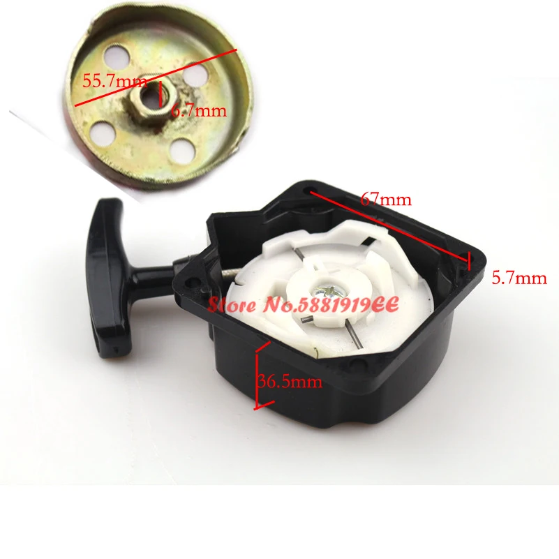Pull Start Starter with Claw Pawl For 36cc 43cc 49cc 2 Stroke Gas Petrol Goped Razor Moped Scooters Pocket Mini Moto Dirt Bike Pull Start Starter with Claw Pawl For 36cc 43cc 49cc 2 Stroke Gas Petrol Goped Razor Moped Scooters Pocket Mini Moto Dirt Bike