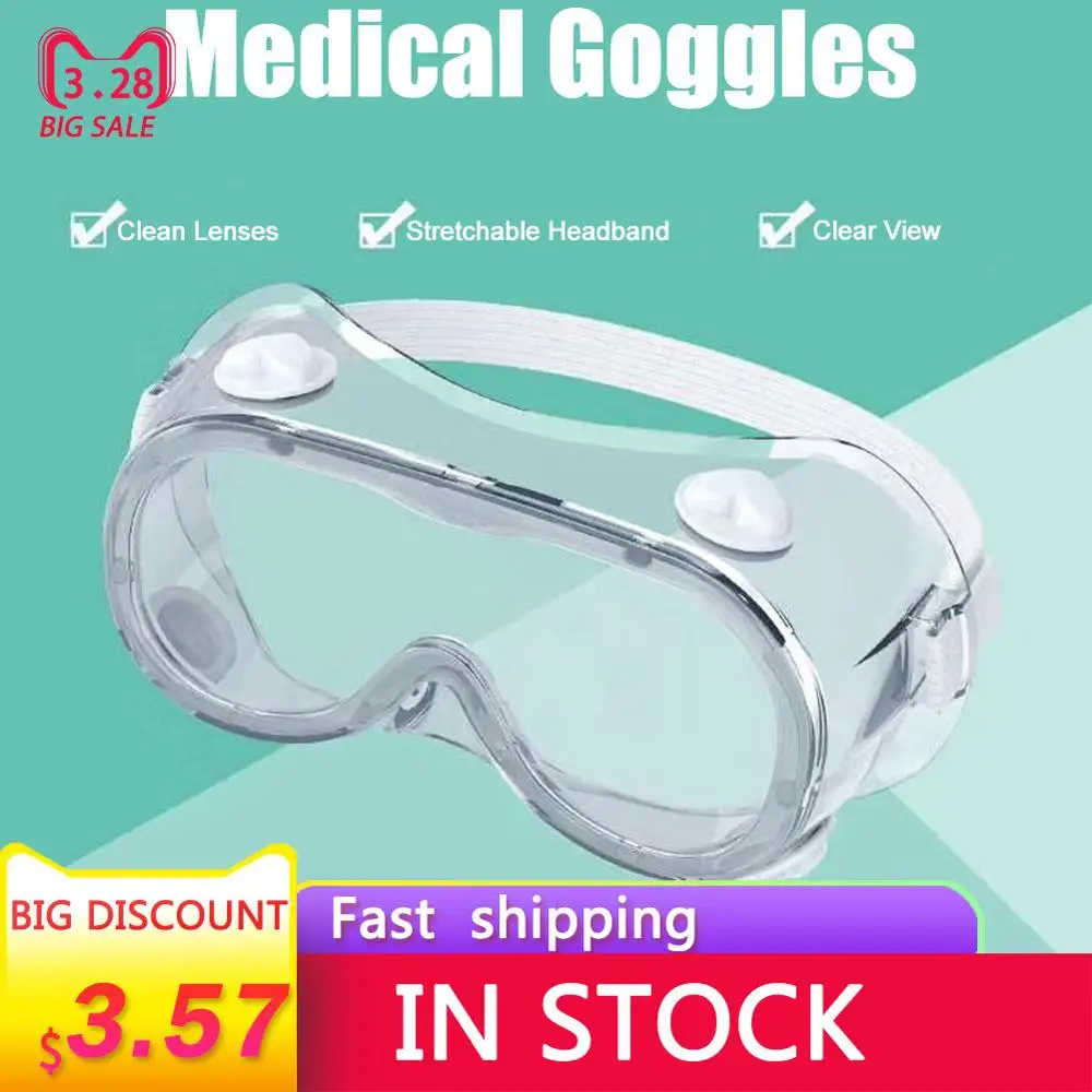 Защитные очки для защиты глаз одноразовая маска предотвращения инфекции