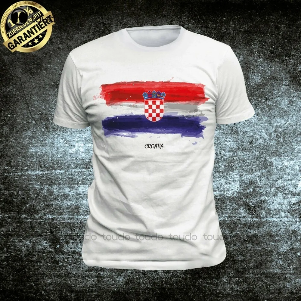 T-Shirt Croazia Kroatien Hrvatska Kroatien Europa "Fun Nuovo Cotone Ad Alta Elasticità Divertente Marchio Di Abbigliamento Magliette Personalizzate