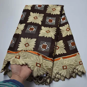 

2020 Latest 100%Cotton Nigeria Dry Lace High Quality Swiss Voile Lace Switzerland Cotton African Dry Lace Fabric For Women Dress