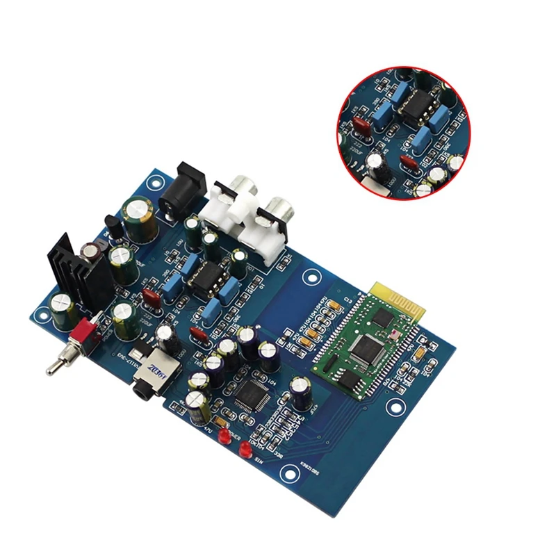 Bluetooth 4,0 I2S лихорадка декодер Ak4490 Jrc5532 декодирующая плата Dc12V "сделай сам" для Мощность Усилители звука колонки