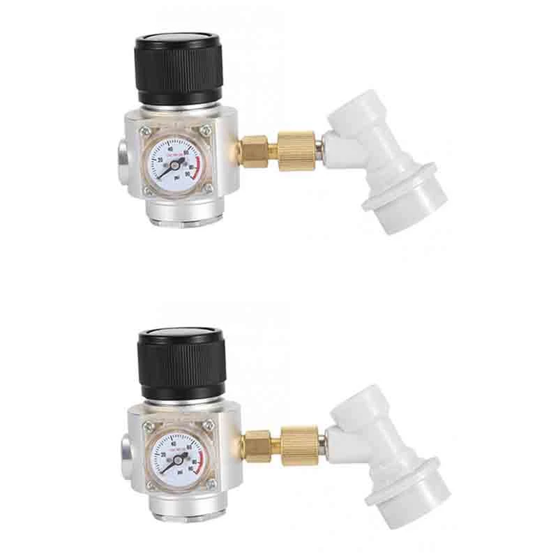 

Beer Homebrew Home Brew CO2 Regulator Charger Kit Gas Disconnect Home Draft Beer Kegerator Home Brew Beer 0-90 PSI