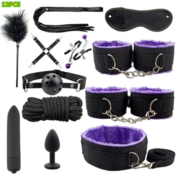 Sex Products Sextoy Erotic Toys for Adults Bdsm Kit Bondage Gear Sex toys Handcuffs Dildo Vibrator Anal Plug Sex Toys For Women 6