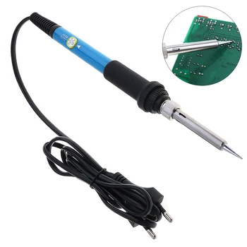 

110~220V 60W Adjustable Temperature Electric Soldering Iron Soldering Gun Repair Hand Tools with US/EU Plug for Electric Welding