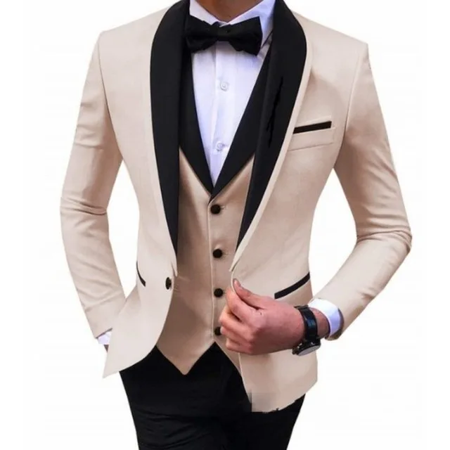Последний дизайн пальто брюки розовый модный мужской костюм Slim Fit смокинг жениха 3 шт. индивидуальный заказ Свадебные Костюмы Блейзер комплект - Цвет: as picture