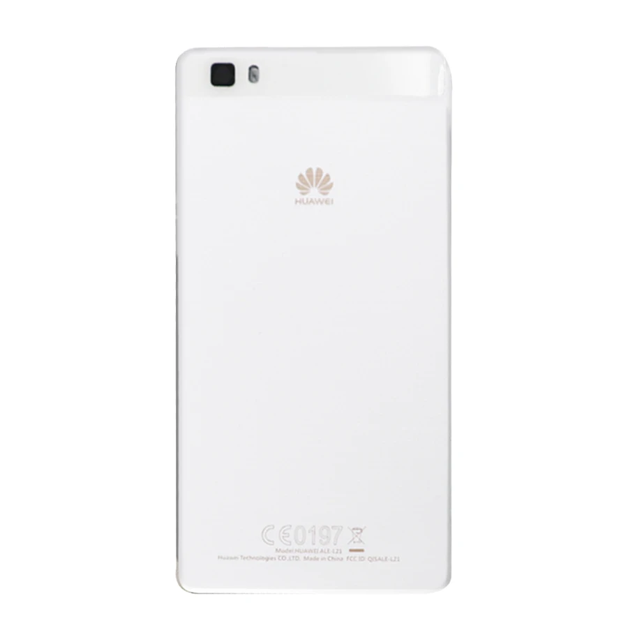 P8lite задний корпус чехол для huawei P8 lite батарея задняя крышка Дверь задняя крышка Замена - Цвет: White