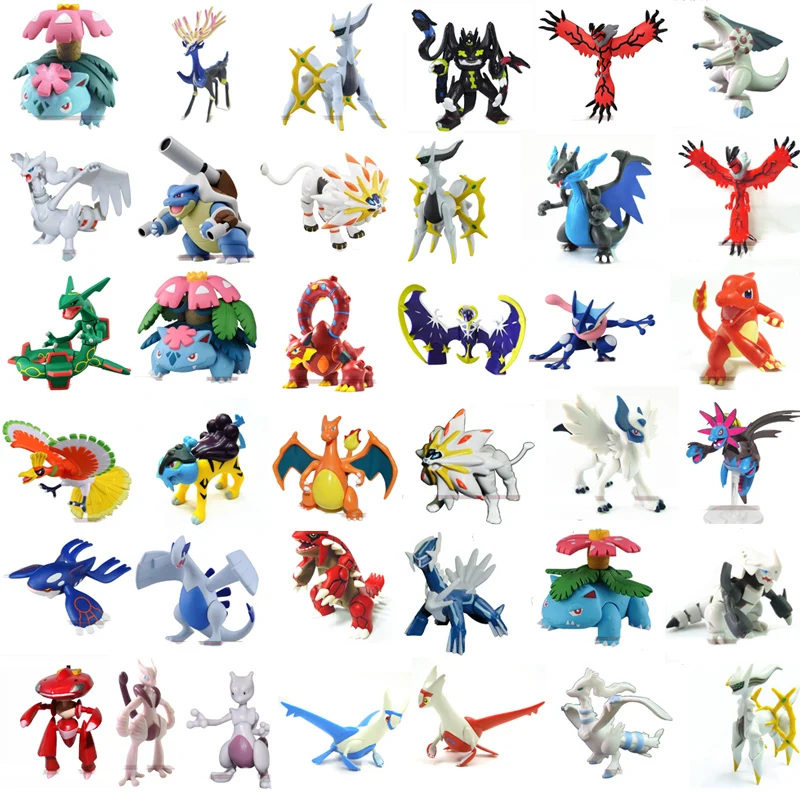 Кукла-Покемон коллекция игрушек Mega Charizard Absol Wartortle Kyogre Arceus Zekrom Reshiram Genesect Aggron |