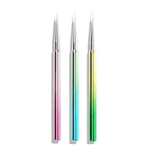 Ручка для черчения маникюра гальванизированная красочная ручка 3 чехла Bracing провода живопись цветы флуоресцентный маркер уф-Полировка эскиз Lin