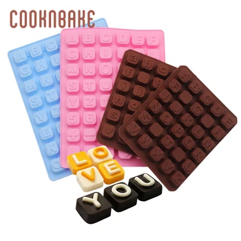 

wholesale Number Letter chocolate mold Silicone Candy Gummy biscuit form 10pc cake decoration tool DIY birthday wedding party