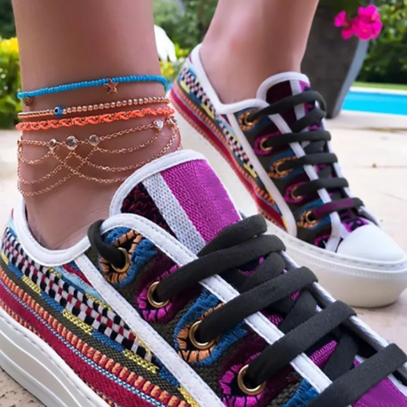 Tocona Boho/набор ножных браслетов с золотыми и синими бусинами из бисера и кристаллов, плетеный набор ножных браслетов для женщин, модная летняя пляжная цепочка на лодыжку, ювелирное изделие 8813