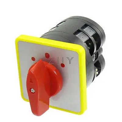 

500V 16A Rotary Selector 8 Terminals Universal Changeover Switch