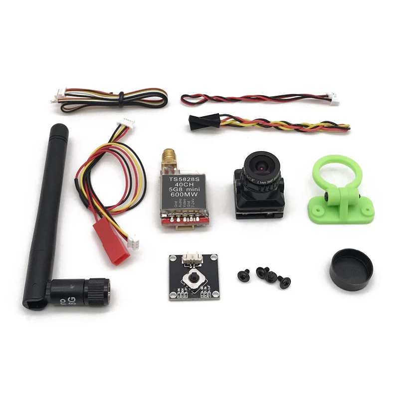 Видеопередатчик TS5828S 200 МВт/600 мВт 5 8G 40Ch FPV и 1/3 &quotCMOS 1500TVL Мини камера 2 1 мм объектив