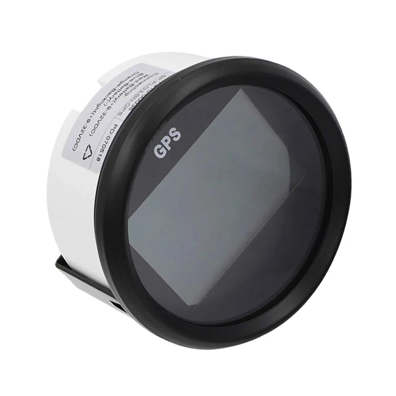85 мм Цифровой измеритель скорости лодка 0-999 узлов/ч км/ч Регулируемый Gps датчик скорости подходит лодка мотоцикл автомобиль черный