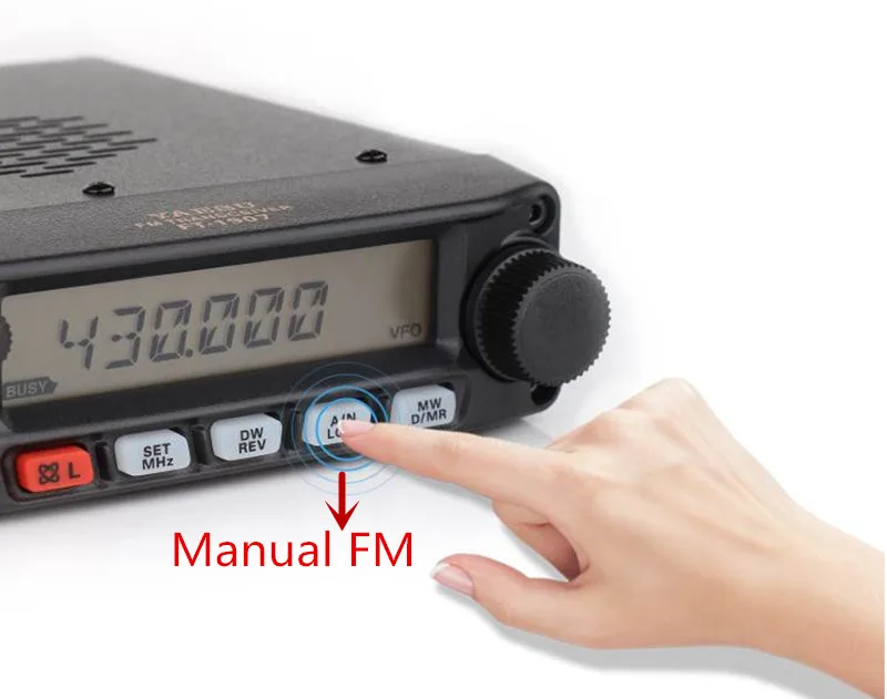 Для YAESU FT-1907 R55W высокомощная Автомобильная рация UHF 400-470 МГц