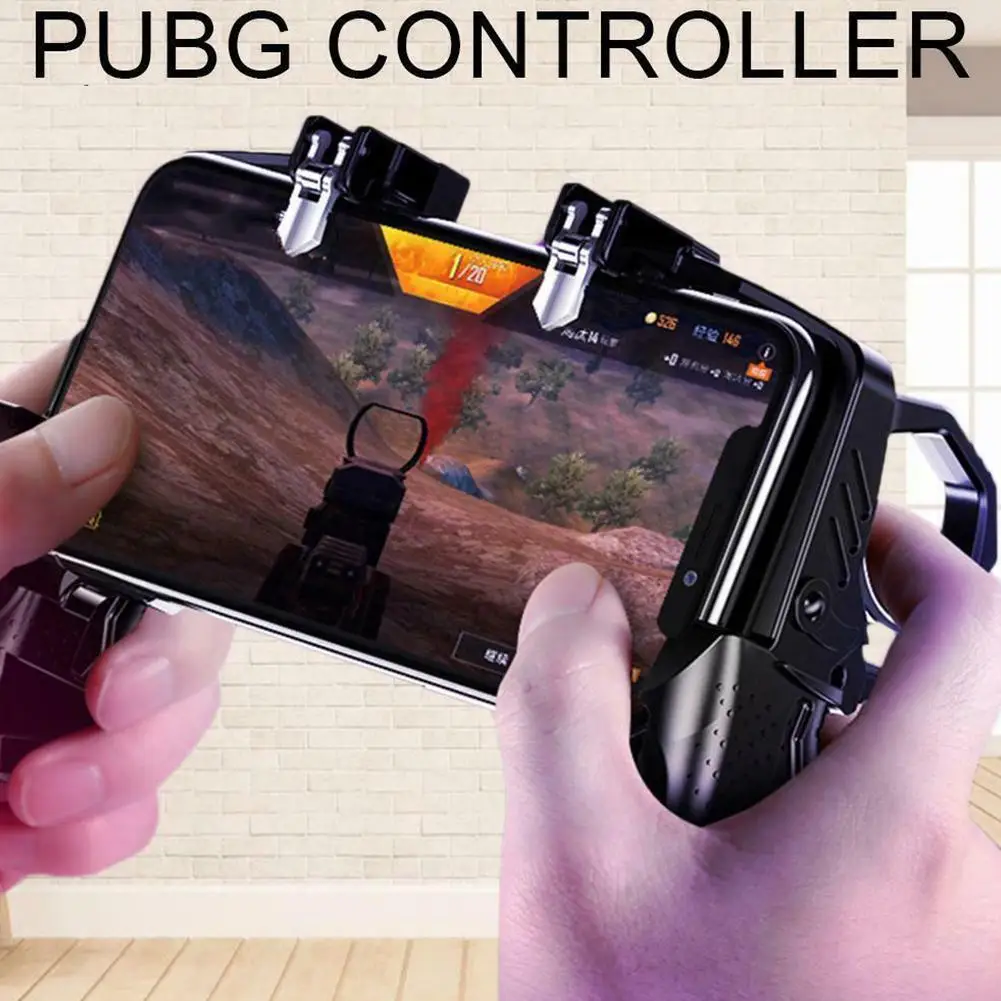 Игра Handl PUGB Helper четырехпальцевая связь E Peace Elite Кнопка быстрой стрельбы контроллер для PUBG правила для iOS Android