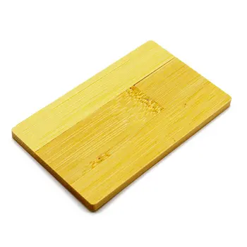 

Rotatable Credit Card Large Capacity Bamboo USB 2.0 Flash Drives Memory Stick Pen Thumb U Disk Pendrive for Laptops Notebook