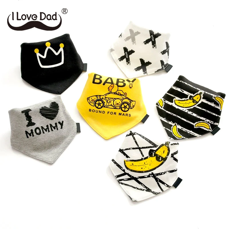 2 шт./компл. мультяшный мягкий хлопковый шарф в полоску для новорожденных