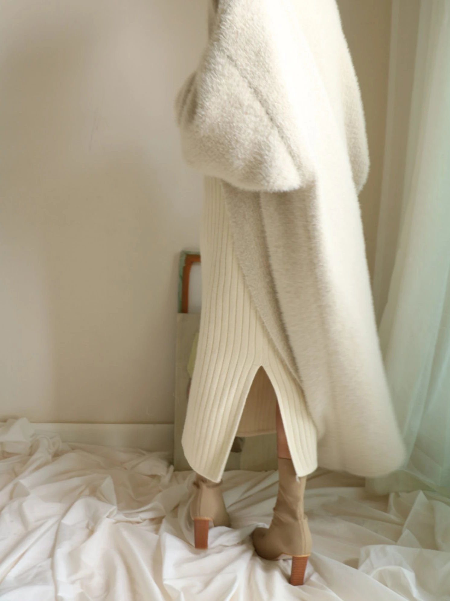 Модные осенние мягкие трикотажные кардиганы женские свободные пушистые длинные свитера пальто Зимние теплые пальто пончо Casaco Feminino высокое качество