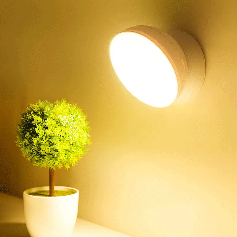 Led Infra-red индукция небольшой ночник 360 интеллект домашнего интерьера продукта шкаф