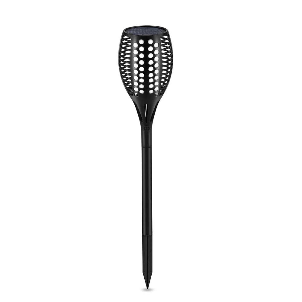 Convenient Torch Lamp Solar Powered 1900K IP65 30LM Warm Light 96LED Household Accessory Lighting Fixture Outdoor