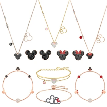 

Delicate Classic New My Mouse Loyal Companion Set Fashion Crystal Pattern Give Love to Best Romantic Gift