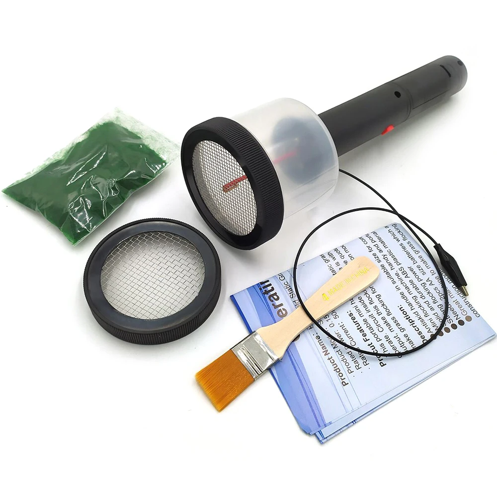 SFC008 ABS Mini Static Grass Flocking Applicator with Antiskid Handle for DIY Scenic Modelling Sand Table SFC008 ABS Mini Static Grass Flocking Applicator with Antiskid Handle for DIY Scenic Modelling Sand Table