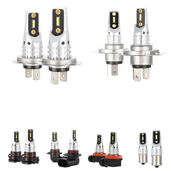 

6PCS-CSP LED 288W LED Bulbs for DRL Fog Lights,6500K Xenon White