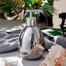400 мл бутылка для лосьона в скандинавском стиле Серебряная бутылка Mirro керамический диспенсер для мыла шампунь гель для душа керамическая бутылка для дезинфицирующего средства для рук Pr