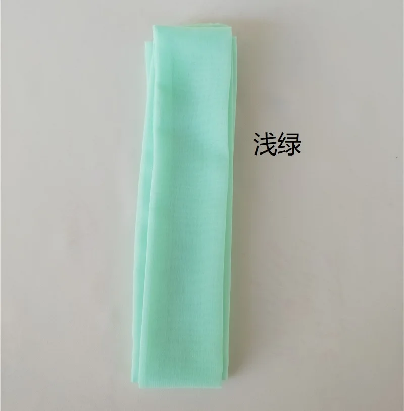 Magic Blue ribbon founder derived Forgetting secondary moire amount applicator element cos Chinese clothing accessories - Цвет: Light green 1.5 m