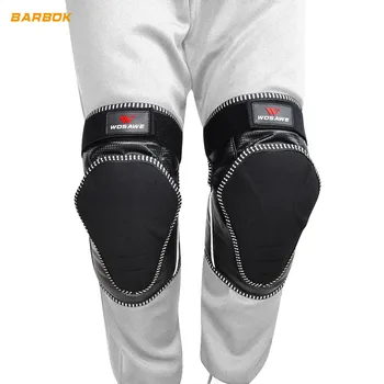 

WOSAWE Carbon Fiber PU Leather Motorcycle Knee Pads Motocross Protector Guard Moto Protective Gear MTB Motorbike Riding Kneepad
