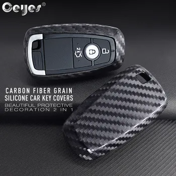 

Ceyes Smart Protect Shell Car Styling Accessories Case For Ford C-MAX Ecosport Focus S-MAX RS ST Fiesta Hatch Fob Sticker Covers