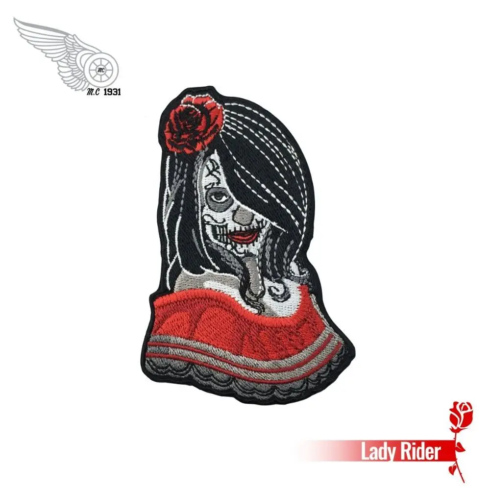 Нашивка Temptress Day Of The Dead с изображением черепа | Дом и сад