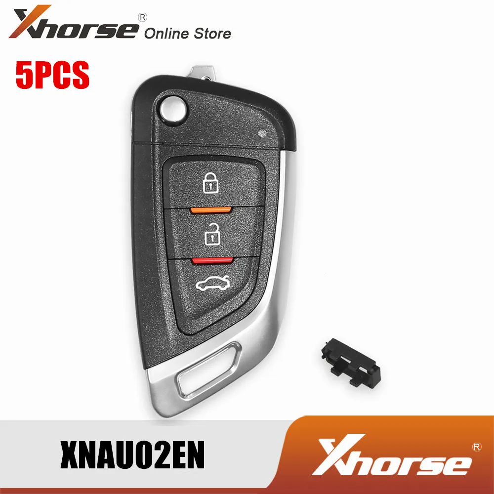 Универсальный дистанционный Автомобильный ключ XHORSE XKKF02EN VVDI 3 кнопки для Key Tool 5