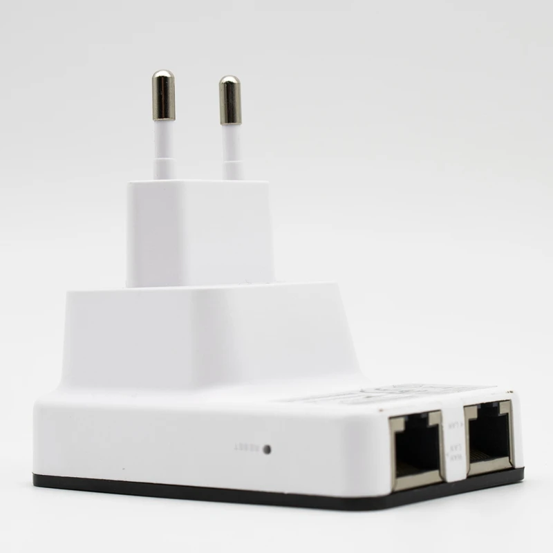 300M wireless signal repeater WIFI wireless signal amplifier mini wireless relay dual network port EU Plug 3