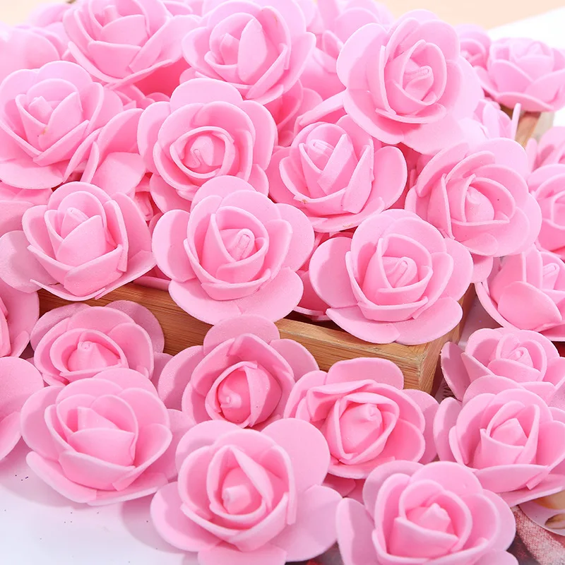 500-pi-ces-mousse-rose-3cm-fleur-artificielle-t-te-PE-rose-ours-accessoires-d-coration(12)
