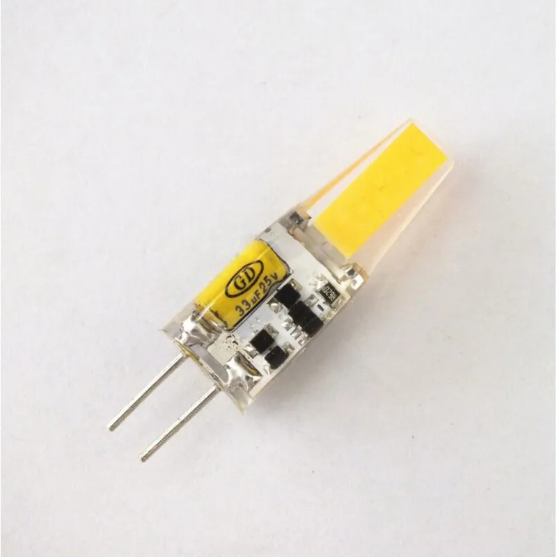 Светодиодная лампа G4 AC DC 12 В 220 SMD 6 Вт с регулируемой яркостью сменный галогенный