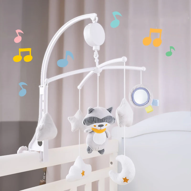 

Baby Crib Holder Rattles Mobile To Bed Toys Mobile For Crib Toddler Clockwork Kid Rattle Toy 0-12 Months Kid Music Unit Bed Toy