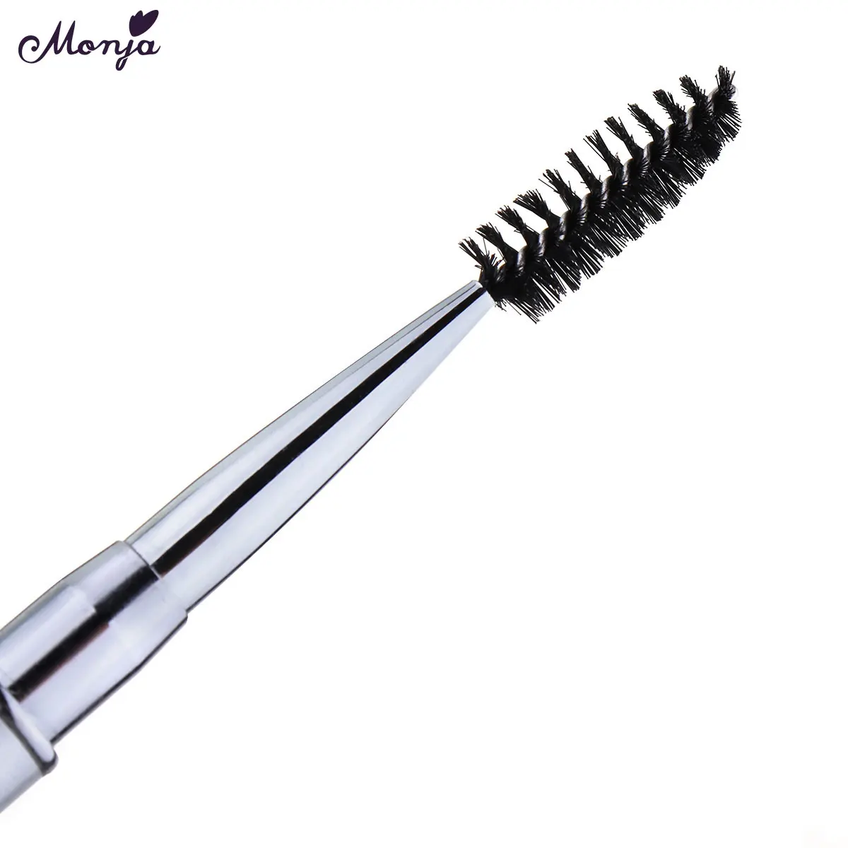 10 Colors Eyelash Makeup Brush Mascara Applicator Spiral Wands Rhinestone Handle Eyebrow Eyelash Extension Comb Cosmetic 4