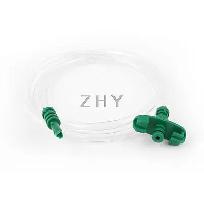 

Green Plastic Head Air Hose Dispenser Adapter for 10cc 10ml Syringe Barrel