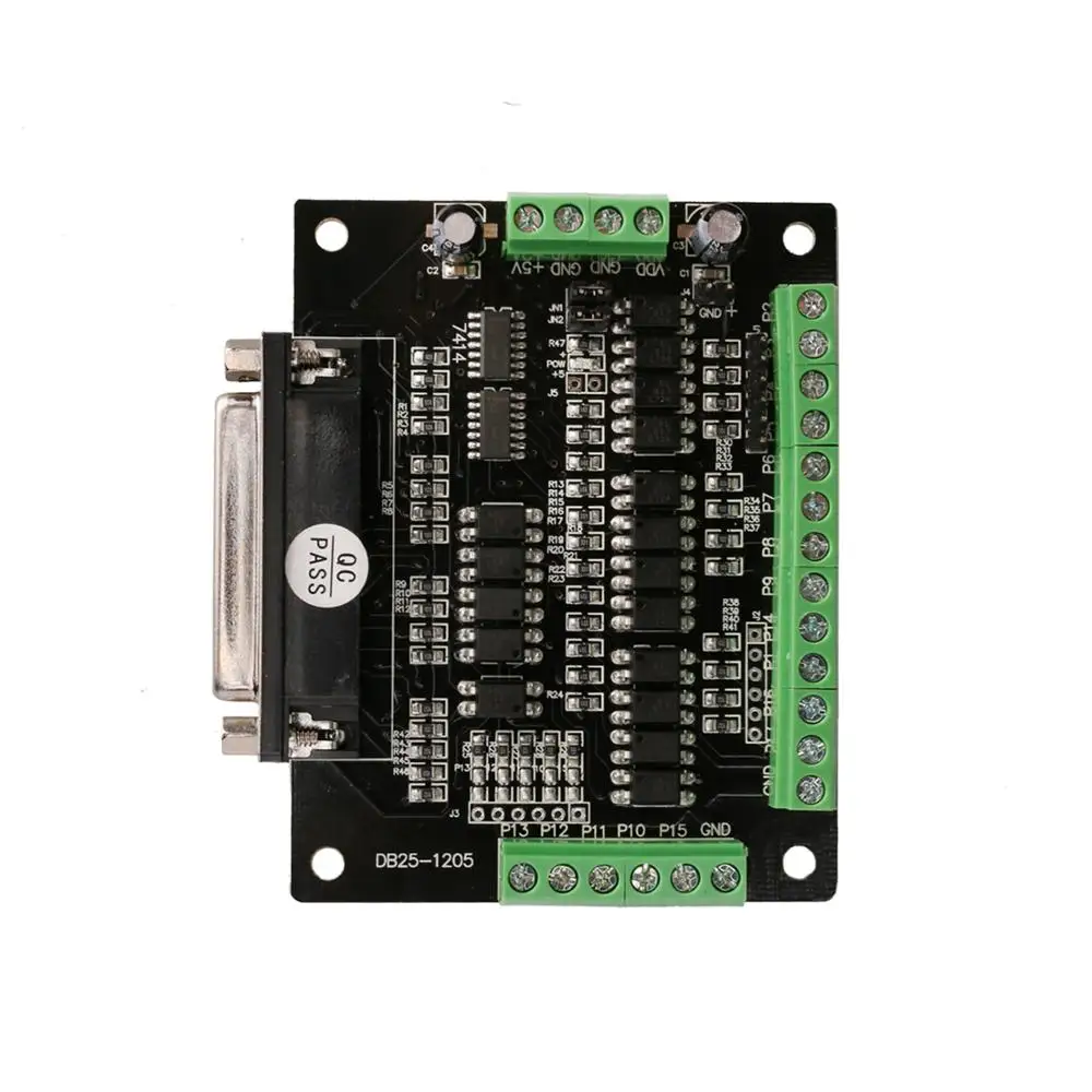 LONGS мотор 6 осевая интерфейсная плата (Breakout Board DB25) адаптер фрезерный станок с ЧПУ