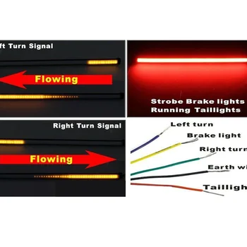 

Flowing LED Light Strip Turn Signal Lamp Sequential Switchback Practical