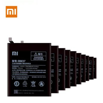 

10pcs Xiao Mi Original BM37 Battery For Xiaomi Mi 5s Plus Replacement Real Capacity Rechargeable Phone Batteria Akku + Free Ship